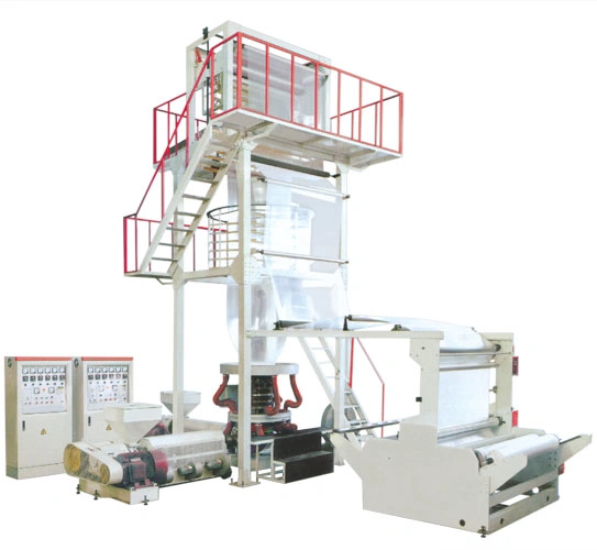 Ab 2-Schichten-Coextrusionsfolienblasmaschine HDPE/LDPE/PE-Blasfolienmaschinen